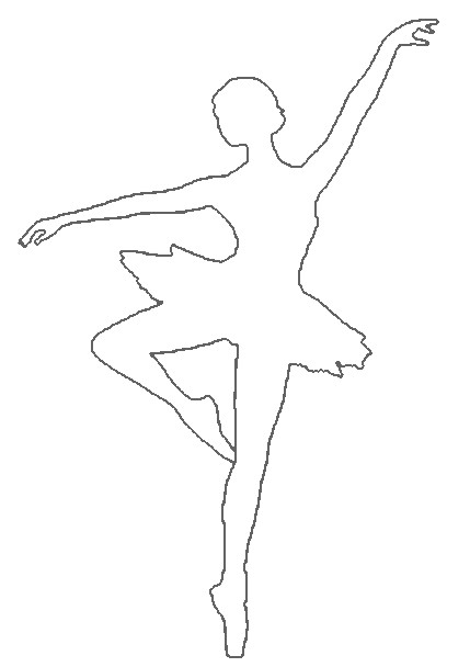 образец снежинок балеринок