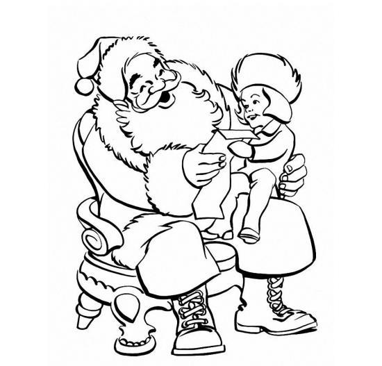 Трафареты и шаблоны Деда Мороза и Снегурочки для вырезания