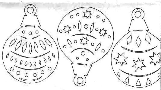 Шаблоны подвесок к Новому году своими руками скачать, бесплатно