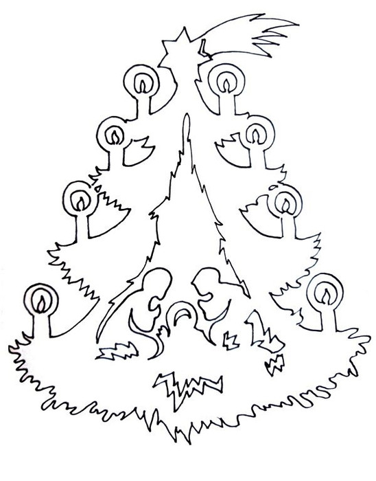 Трафареты шаблоны рождественские скачать, бесплатно без регистрации