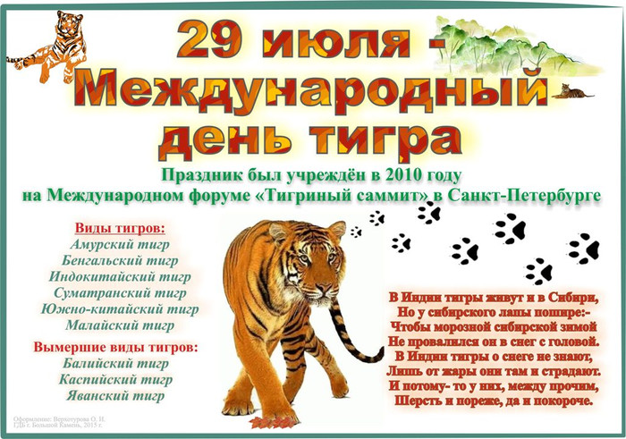 Ко дню тигра открытки и картинки бесплатно без регистрации и смс