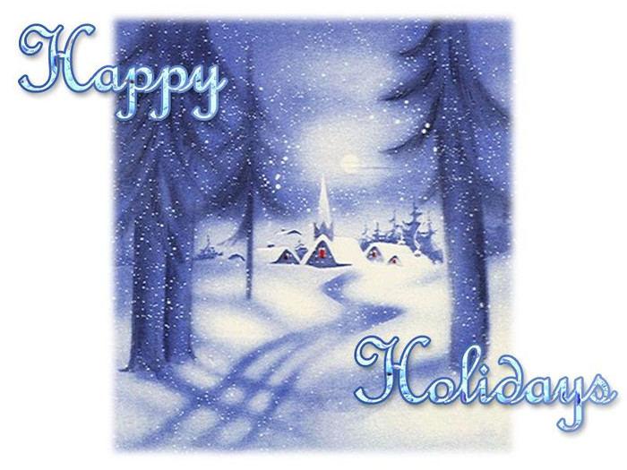 С английскими надписями Happy Holidays открытки картинки бесплатно