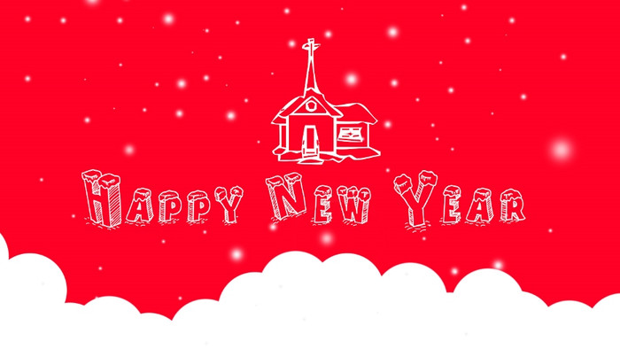 С надписями на английском Happy New Year открытки, картинки анимация