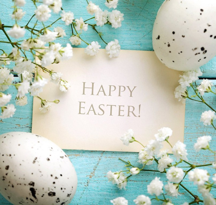 Открытки с надписями Happy Easter бесплатно
