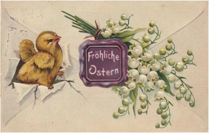 Картинки и открытки Frohe Ostern скачать